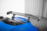 Maxton Design Carbon Spoiler With External Brackets Uprights + Led Toyota Supra Mk5 by Maxton Design CF-TO-SU-5-WING5-EXT-245-P+LED