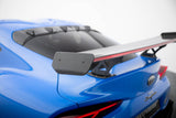 Maxton Design Carbon Spoiler With External Brackets Uprights + Led Toyota Supra Mk5 by Maxton Design CF-TO-SU-5-WING5-EXT-245-P+LED