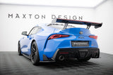 Maxton Design Carbon Spoiler With External Brackets Uprights + Led Toyota Supra Mk5 by Maxton Design CF-TO-SU-5-WING5-EXT-245-P+LED