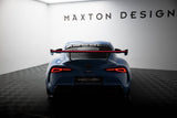 Maxton Design Carbon Spoiler With External Brackets Uprights + Led Toyota Supra Mk5 by Maxton Design CF-TO-SU-5-WING5-EXT-245-P+LED