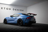 Maxton Design Carbon Spoiler With External Brackets Uprights + Led Toyota Supra Mk5 by Maxton Design CF-TO-SU-5-WING5-EXT-245-P+LED