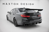 Maxton Design Carbon Spoiler With Internal Brackets Uprights BMW 5 / M5 Sedan G30 / F90 by Maxton Design CF-BM-5-G30-MPACK-WING5-INT-245-P-1