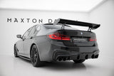 Maxton Design Carbon Spoiler With Internal Brackets Uprights BMW 5 / M5 Sedan G30 / F90 by Maxton Design CF-BM-5-G30-MPACK-WING5-INT-245-P-1