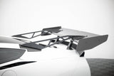 Carbon Spoiler With Upper Swan Mounting + LED Chevrolet Corvette Stingray / Grand Sport C7 by CHEVROLET CF-CH-CO-C7-WING4-UPP-245-P+LED