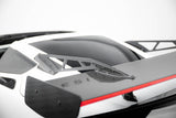 Carbon Spoiler With Upper Swan Mounting + LED Chevrolet Corvette Stingray / Grand Sport C7 by CHEVROLET CF-CH-CO-C7-WING4-UPP-245-P+LED