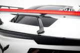 Carbon Spoiler With Upper Swan Mounting + LED Chevrolet Corvette Stingray / Grand Sport C7 by CHEVROLET CF-CH-CO-C7-WING4-UPP-245-P+LED