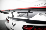 Carbon Spoiler With Upper Swan Mounting + LED Chevrolet Corvette Stingray / Grand Sport C7 by CHEVROLET CF-CH-CO-C7-WING4-UPP-245-P+LED