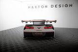 Carbon Spoiler With Upper Swan Mounting + LED Chevrolet Corvette Stingray / Grand Sport C7 by CHEVROLET CF-CH-CO-C7-WING4-UPP-245-P+LED
