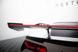 Carbon Spoiler With Upper Swan Mounting + LED Chevrolet Corvette Stingray / Grand Sport C7 by CHEVROLET CF-CH-CO-C7-WING4-UPP-245-P+LED