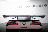 Carbon Spoiler With Upper Swan Mounting + LED Chevrolet Corvette Stingray / Grand Sport C7 by CHEVROLET CF-CH-CO-C7-WING4-UPP-245-P+LED