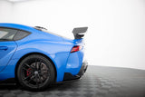 Maxton Design Carbon Spoiler With Upper Swan Mounting + Led Toyota Supra Mk5 by Maxton Design CF-TO-SU-5-WING5-UPP-245-P+LED