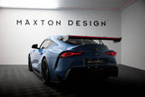 Maxton Design Carbon Spoiler With Upper Swan Mounting + Led Toyota Supra Mk5 by Maxton Design CF-TO-SU-5-WING5-UPP-245-P+LED