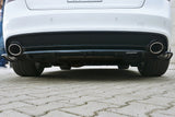 Maxton Design Central Rear Splitter Audi A5 S-Line 8T Fl Coupe / Sportback (With A Vertical Bar) by Maxton Design AU-A5-1F-SLINE-RD1+RD2G