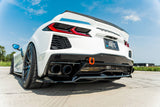 CENTRAL REAR SPLITTER CHEVROLET CORVETTE C8 by CHEVROLET CH-CO-C8-RD2G