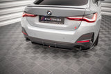 Maxton Design Central Rear Splitter BMW 4 Gran Coupe M-Pack G26 by Maxton Design BM-4-G26-MPACK-GC-RD1G