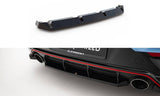 Central Rear Splitter for Hyundai Veloster N Mk2 by HYUNDAI HY-VE-2-N-RD1G