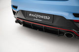 Central Rear Splitter for Hyundai Veloster N Mk2 by HYUNDAI HY-VE-2-N-RD1G