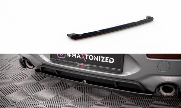 Mini One Rear Splitter Maxton Design Central Rear Splitter - MINI Cooper Clubman John Cooper ...