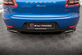 Maxton Design Central Rear Splitter Porsche Macan Mk1 by Maxton Design PO-MA-1-RD1G