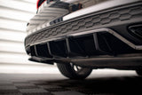 Maxton Design Central Rear Splitter (With Vertical Bars) Audi A3 S-Line Sedan 8Y by Maxton Design AU-A3-8Y-SLINE-S-RD1G+RD2G