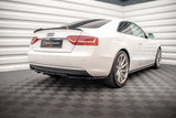 Maxton Design Central Rear Splitter (With Vertical Bars) Audi A5 Coupe 8T Facelift by Maxton Design AU-A5-1F-RD1G+RSD1G