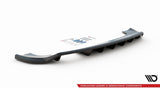 Maxton Design Central Rear Splitter (With Vertical Bars) Audi Q3 S-Line 8U Facelift by Maxton Design AU-Q3-1F-SLINE-RD1G+RD2G