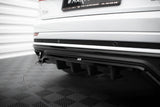 Maxton Design Central Rear Splitter (With Vertical Bars) Audi Q8 S-Line Mk1 by Maxton Design AU-Q8-1-SLINE-RD1G+RD2G