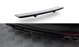 Maxton Design Central Rear Splitter (With Vertical Bars) Audi S4 B9 Facelift by Maxton Design AU-S4-B9F-RD1G+RD2G