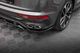 Maxton Design Central Rear Splitter (With Vertical Bars) Audi Sq5 Sportback Mk2 Facelift by Maxton Design AU-SQ5-2F-SB-RD1G+RD2G