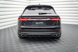 Maxton Design Central Rear Splitter (With Vertical Bars) Audi SQ8 Mk1 by Maxton Design AU-SQ8-1F-RD1G+RD2G