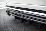 Maxton Design Central Rear Splitter (With Vertical Bars) Audi SQ8 Mk1 by Maxton Design AU-SQ8-1-RD1G+RD2G