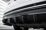 Maxton Design Central Rear Splitter (With Vertical Bars) Audi SQ8 Mk1 by Maxton Design AU-SQ8-1-RD1G+RD2G