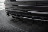 Maxton Design Central Rear Splitter (With Vertical Bars) Audi SQ8 / Q8 S-Line Mk1 Facelift by Maxton Design AU-Q8-1F-SLINE-RD1G+RD2G