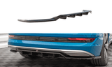 Maxton Design Central Rear Splitter (With Vertical Bars) Audi E-Tron by Maxton Design AU-ETRON-1-RD1G+RD2G