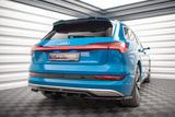Maxton Design Central Rear Splitter (With Vertical Bars) Audi E-Tron by Maxton Design AU-ETRON-1-RD1G+RD2G