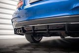 Maxton Design Central Rear Splitter (With Vertical Bars) BMW 2 M-Pack F22 by Maxton Design BM-2-22-MPACK-RD1G+RD2G