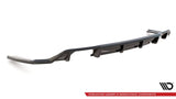 Maxton Design Central Rear Splitter (With Vertical Bars) BMW 2 M-Pack F22 by Maxton Design BM-2-22-MPACK-RD1G+RD2G