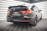 Maxton Design Central Rear Splitter (With Vertical Bars) BMW 3 GT F34 by Maxton Design BM-3-34-GT-RSD1G+RD1G
