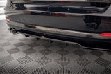 Maxton Design Central Rear Splitter (With Vertical Bars) BMW 3 GT F34 by Maxton Design BM-3-34-GT-RSD1G+RD1G