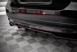 Maxton Design Central Rear Splitter (With Vertical Bars) BMW 3 Sedan E90 by Maxton Design BM-3-90-RSD1G+RD1G