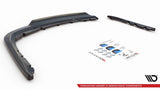 Maxton Design Central Rear Splitter (With Vertical Bars) BMW 3 Sedan E90 by Maxton Design BM-3-90-RSD1G+RD1G