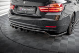 Maxton Design Central Rear Splitter (With Vertical Bars) BMW 4 Gran Coupe F36 by Maxton Design BM-4-F36-GC-RD1G+RD2G