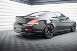 Maxton Design Central Rear Splitter (With Vertical Bars) BMW 6 Coupe / Cabrio E63 / E64 by Maxton Design BM-6-63-RD1G+RD2G