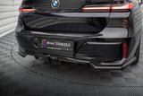 Maxton Design Central Rear Splitter (With Vertical Bars) BMW 7 M-Pack G70 by Maxton Design BM-7-G70-MPACK-RD1G+RD2G