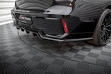 Maxton Design Central Rear Splitter (With Vertical Bars) BMW 7 M-Pack G70 by Maxton Design BM-7-G70-MPACK-RD1G+RD2G