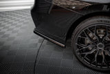 Maxton Design Central Rear Splitter (With Vertical Bars) BMW 7 M-Pack G70 by Maxton Design BM-7-G70-MPACK-RD1G+RD2G