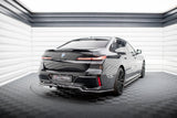 Maxton Design Central Rear Splitter (With Vertical Bars) BMW 7 M-Pack G70 by Maxton Design BM-7-G70-MPACK-RD1G+RD2G