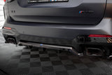 Maxton Design Central Rear Splitter (With Vertical Bars) BMW X3 M-Pack G01 Facelift by Maxton Design BM-X3-01F-MPACK-RD1G+RD2G