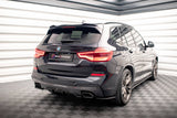 Maxton Design Central Rear Splitter (With Vertical Bars) BMW X3 M40I G01 by Maxton Design BM-X3-01-M40-RD1G+RD2G
