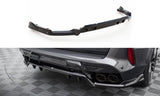Maxton Design Central Rear Splitter (With Vertical Bars) BMW X5 M F95 Facelift by Maxton Design BM-X5M-F95F-RD1G+RD2G